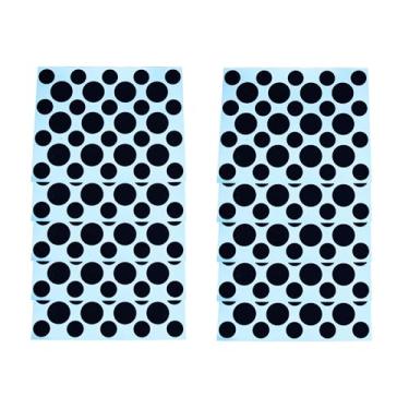 Imagem de SICODA 10 folhas de capas de pontos originais para webcam, 1 folha de 20 adesivos com 0,6 cm de diâmetro, 15 adesivos com 0,9 cm de diâmetro