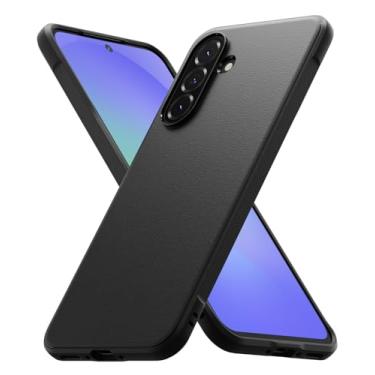 Imagem de Ringke Capa ônix [se sente bem na mão] compatível com Samsung Galaxy A56 5G e Galaxy A36 5G, resistente a óleo e sujeira, antiderrapante, aderência aprimorada, recortes precisos para câmera - preta