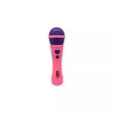 Imagem de Brinquedo Microfone Karaoke Para Criança Infantil Menina - S/M, Violet
