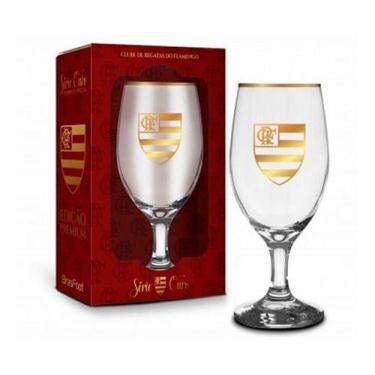 Imagem de Taça Dublin Flamengo Copo Cerveja  Chopp Série Ouro Oficial - Brasfoot