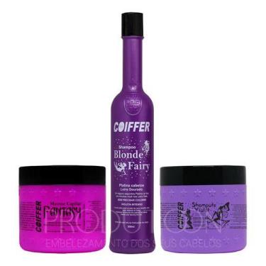 Imagem de Kit Blonde Fairy Coiffer Desamarelador De Loiros 3 Itens