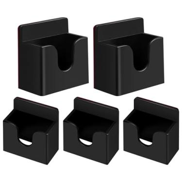 Imagem de Pacote com 10 suportes de clipe de cinto Walkie Talkies com adesivo traseiro, suporte de microfone de rádio amador de parede/carro para UV-5R para Motorola para Kenwood (10)