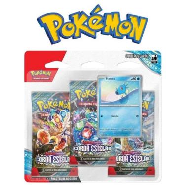 Imagem de Blister Triplo Coroa Estelar 19 Cartas Pokémon - Copag