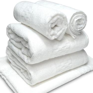 Imagem de Jogo de Banho Hotel Madri Teka Profiline 440g/m2 Hotelaria Pousada Lav