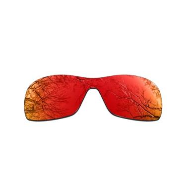 Imagem de Lente polarizada ToughAsNails de substituição para óculos de sol Oakley Antix – mais opções, Fire Orange, One Size