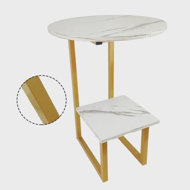 Imagem de Mesa de Canto Sala Quarto Escritorio Cabeceira Lateral Multifuncinal Moderno Decoraçao Minimalista