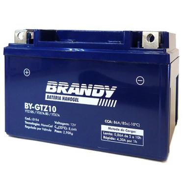 Imagem de Bateria NanoGel BY-GTZ10 Para moto CB 500 CBR1000RR Hornet - Brandy 