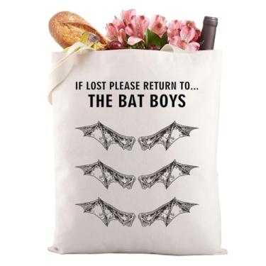 Imagem de Gzrlyf A Court Thorns N Roses Tote Bag Velaris Gift Night Court Gift Bookish Gift City of Starlight Acota-rr Shopping Bag, Bolsa The Bat Boys, Large