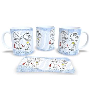 Imagem de Caneca Pai Te Amo – Com Frases Divertidas | Presente Criativo Dia dos Pais P30 (Você é tudo para min)