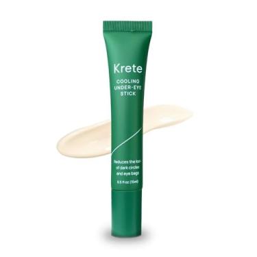 Imagem de krete Krete Bastão Refrescante Para A Área Dos Olhos Com Cafeína Lipossomal E Tripeptídeo-5 - Ajuda Com Olheiras E Inchaço, Vegano E Sem Crueldade, 15 Ml