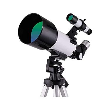 Imagem de CUTPOIY Telescópio refratário telescópio monocular telescópio astronômico portátil de viagem tripé telescópio espacial