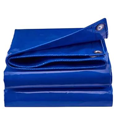 Imagem de Lona encerada resistente 3x3m capa de lona impermeável para tenda de dossel à prova de poeira à prova de chuva 0,45 mm de espessura com ilhós (tamanho: 3x3m)