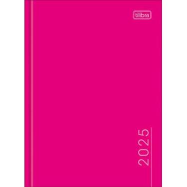 Imagem de Agenda 2026 Diária Pepper Costurada M4 Tilibra 160 Fls, Rosa