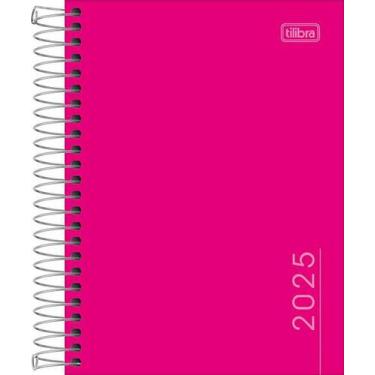 Imagem de Agenda 2026 Diaria Pepper Espiral M4 Tilibra 160 Fls, Rosa
