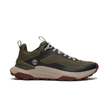 Imagem de Timberland Tênis masculino Motion Access Low com cadarço, Malha verde escura, 45