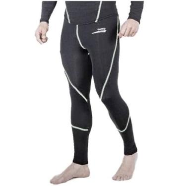 Imagem de Calça Segunda Pele Tutto Moto Preta/Cinza