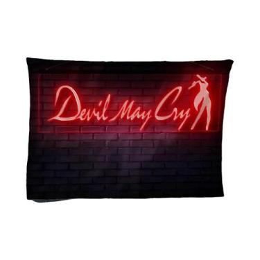 Imagem de Colorido Devil May Cry Logo Pendurado Na Parede Bohemian Mandala Decor