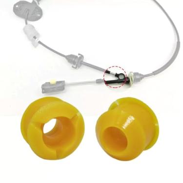 Imagem de Kit de reparo de bucha de cabo de câmbio de transmissão automática de 2 peças 22856120 para Buick para Ford para Jeep Encore peças de reposição de alavanca de mudança seletor de marchas soltas