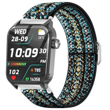 Imagem de Compatível com pulseiras TRAUSI para relógios inteligentes, elásticos elásticos de liberação rápida, acessórios de substituição ajustáveis para homens e mulheres, compatível com relógios inteligentes