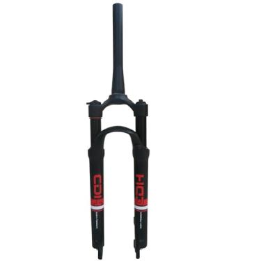 Imagem de CDHPOWER Garfo de suspensão de bicicleta de 66 cm, tubo cônico de 28,6 mm, ombro único, 3,5 cm, sem rosca, freio a disco, alumínio