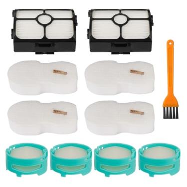 Imagem de MXBTSYA Filtro De Reposição Para Aspirador Pó Shark Hz3002 Hz3000 Stratos Ultralight Com Fio, 4 Cartuchos Neutralizadores Odores, 2 Filtros Hepa, Espuma E Feltro, Peça Xffkhz3000 Xhfhz3000
