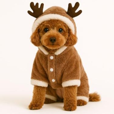 Imagem de Fantasia Pet Roupa de Alce para Cachorro e Gato (M)