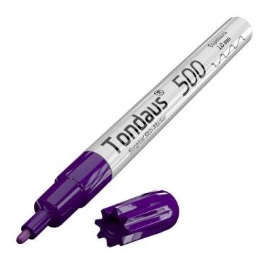 Imagem de Caneta marcação cirúrgica 1.0mm cor roxo 01un tondaus 500, ROXO