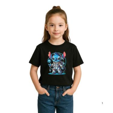 Imagem de Camiseta Infantil Menina Lilo Stich Astronauta Lançamento - Delite, Pr
