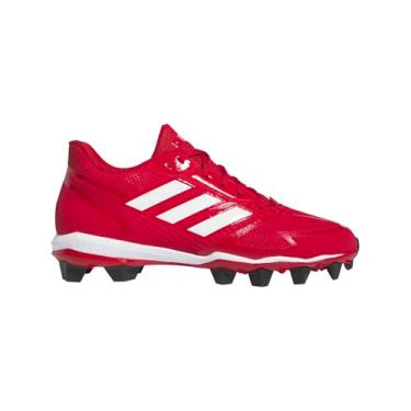 Imagem de adidas Tênis de beisebol masculino Icon 8 Mid, Team Power vermelho/branco/preto, 13