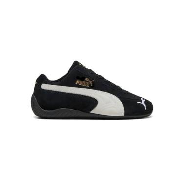 Imagem de PUMA Tênis infantil masculino Speedcat Og com cadarço casual - preto, Preto/branco, 7 Big Kid