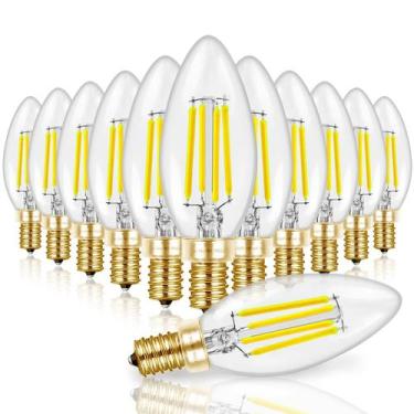 Imagem de Lâmpadas LED Hizashi Chandelier 6W 5000K Daylight E12, pacote com 12
