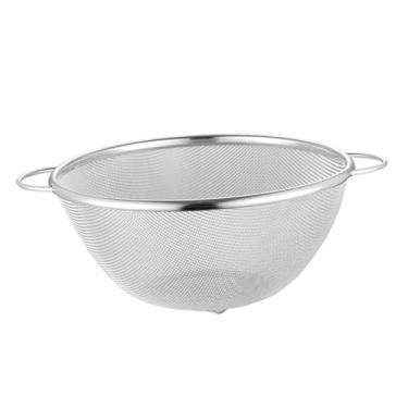 Imagem de Ｂｅｓｇａ Coador de alimentos de aço inoxidável, peneira, fruteira com drenagem, cesta de drenagem de cozinha, cesta de lavagem de frutas e vegetais