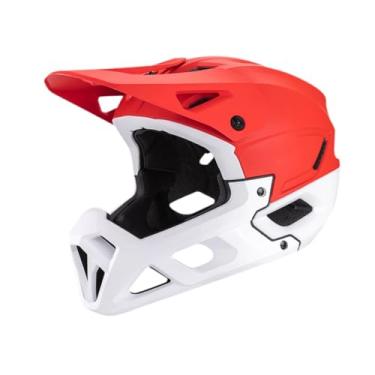 Imagem de rockible Capacete de bicicleta ajustável leve com aba de chapéu de para ciclistas, escaladas e skate para adultos, Branco Vermelho