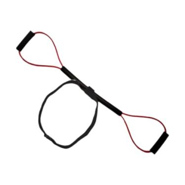 Imagem de rockible Faixa de resistência para boxe, acessórios para exercícios de soco, corda de puxar, faixa de exercício para ambientes internos, Vermelho 20lb