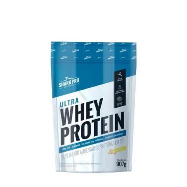 Imagem de Ultra whey protein 907g shark pro sabores - SharkPro, BAUNILHA