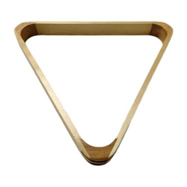 Imagem de oshhni Suporte Triangular para Bolas de Sinuca em Madeira Suporte para Bolas de Sinuca em Ambientes Fechados