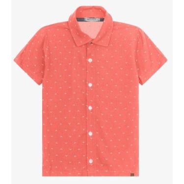 Imagem de Camisa Infantil Menino Trick Nick Rosa, 12, Rosa