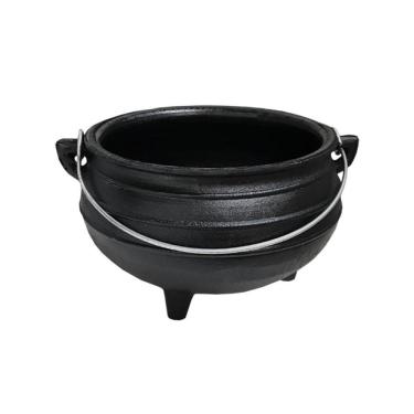 Imagem de Panela De Ferro Calderão De Bruxa Tripé 2,3 Lts Sem Tampa