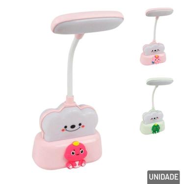 Imagem de Luminária de Mesa 24cm EM LED Dinossauro Color - Tudo em Caixa