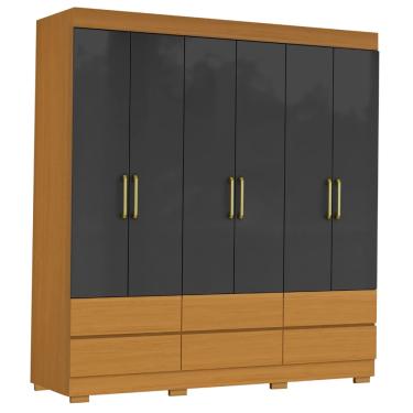 Imagem de Guarda Roupas Casal Com 6 Portas 6 Gavetas Porto