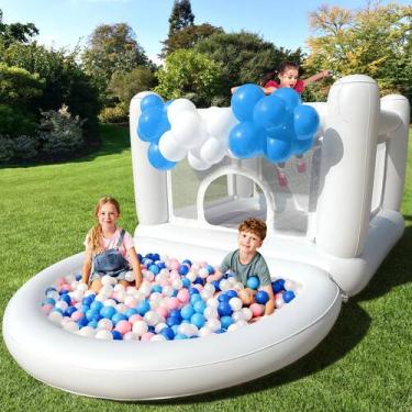 Imagem de Bounce House iLink-outer Bouncy Castle com piscina de bolas para crian