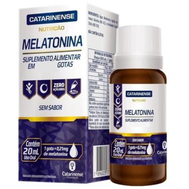 Imagem de Melatonina em Gotas 0,21mg por Gota - Catarinense 20ml Sem Sabor