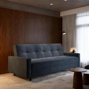 Imagem de Sofá-cama Nice  4 Lugares  Suede 204cm
