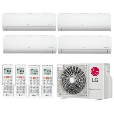 Imagem de Ar Condicionado Multi Split Inverter LG 36000 BTUs (2x9000+12000+24000 HW) Quente/Frio Z5UW36GFB1.AWGZBR4 - 220V