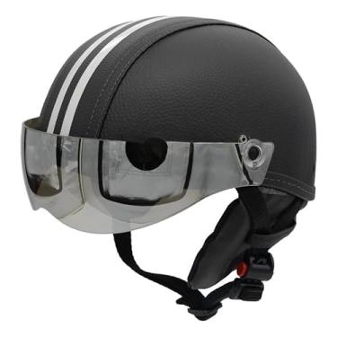 Imagem de Capacete Scooter Elétrica de Bike Skate Viseira Silver(Preto,G - VESTE 59/60)
