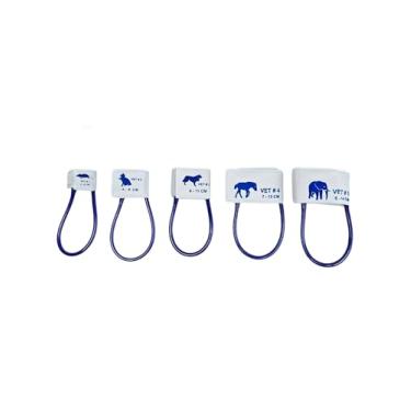 Imagem de Kit Braçadeira Manguito 1 Via Veterinário Branco do Tam 1 ao 5