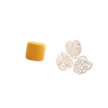 Imagem de Fenteer Banqueta Otomana para Apoio Dos Pés, Banco, Cadeira, Sofá Cilíndrico, Banqueta para Chá, para Escritório, Quarto, Berçário, Apartamento, Decoração de