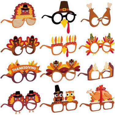 Imagem de Óculos BiGotters Thanksgivings Turkey 12 pares de papel