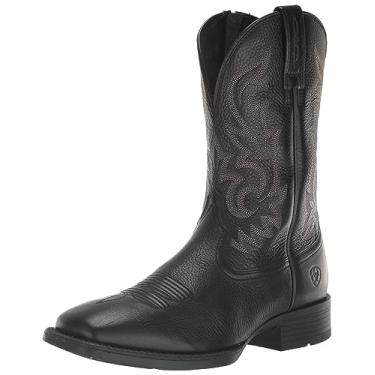 Imagem de ARIAT Bota masculina slim com zíper ultra ocidental, Cervo preto, 10.5 Wide