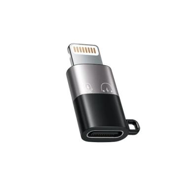 Imagem de AUPEYZ Microfone sem fio tipo C para conversor Lightning DJI Mic 3 para iPhone 14/13/12/11, compatível com (para DJI Mic 3)